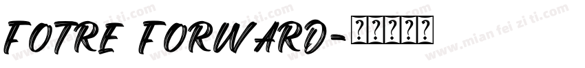 fotre forward字体转换